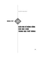 Tài liệu giáo dục thường xuyên giáo dục kĩ năng sống cho học sinh THPT