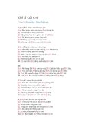 Hợp âm bài hát chỉ là củi khô 