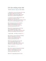 Hợp âm bài hát chỉ còn những mùa nhớ 