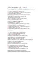 Hợp âm guitar chỉ có em không biết 