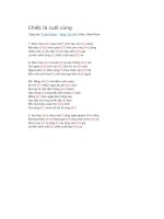 Hợp âm guitar bài hát chiếc lá cuối cùng 