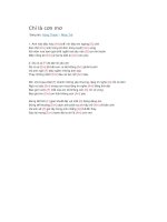 Hợp âm bài hát chỉ là cơn mơ 