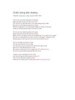 Hợp âm guitar bài hát chiếc bóng bên đường 