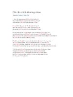 Hợp âm guitar chỉ cần mình thương nhau 