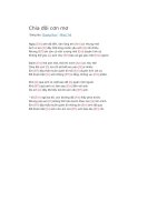 Hợp âm guitar bài hát chia đôi cơn mơ 