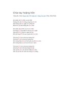 Hợp âm guitar bài hát chia tay hoàng hôn 