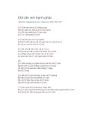 Hợp âm guitar chỉ cần em hạnh phúc 