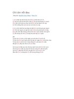 Hợp âm bài hát chỉ còn nỗi đau 