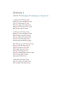 Hợp âm guitar bài hát chia tay 1 