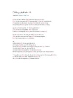 Hợp âm guitar chẳng phải do tôi 