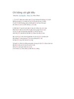 Hợp âm guitar chỉ bằng cái gật đầu 