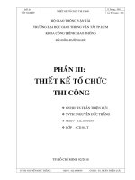 Luận Văn Thiết Kế Đường Ô Tô