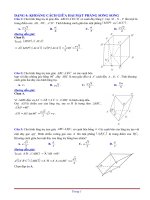 Bài tập và Lý thuyết chương 3 Hình học lớp 11 - KHOẢNG CÁCH PHẦN 2 - Đặng Việt Đông - File word