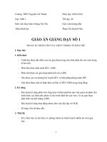 Giáo án mới  Sinh học 10 nâng cao BÀI 44: sự nhân lên của virut trong tb chủ