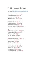 Hợp âm guitar bài hát chiều mưa cầu mẹ 