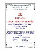 Báo cáo thực tập hệ thống đèn điện tại công ty thế minh