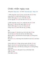 Hợp âm guitar bài hát chiếc nhẫn ngày xưa 