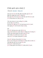 Hợp âm guitar bài hát chờ anh em nhé 2 