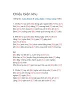 Hợp âm guitar bài hát chiều biên khu 