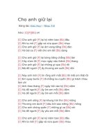 Hợp âm guitar bài hát cho anh giữ lại 