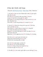 Hợp âm guitar bài hát cho ân tình nở hoa 