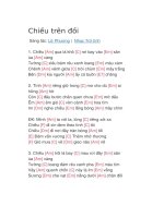 Hợp âm guitar bài hát chiều trên đồi 