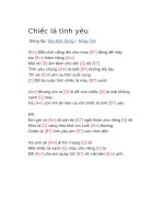 Hợp âm guitar bài hát chiếc lá tình yêu 