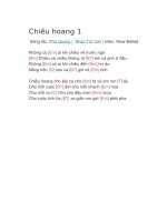 Hợp âm guitar bài hát chiều hoang 1 