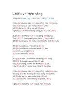 Hợp âm guitar bài hát chiều về trên sông 