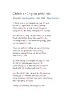 Hợp âm guitar bài hát chính chúng ta phải nói 