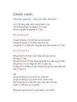 Hợp âm guitar bài hát chính mình 