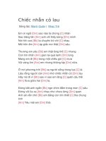 Hợp âm guitar bài hát chiếc nhẫn cỏ lau 