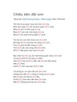 Hợp âm guitar bài hát chiều bên đồi sim 