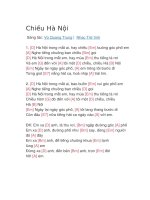 Hợp âm guitar bài hát chiều hà nội 