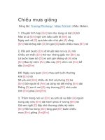 Hợp âm guitar bài hát chiều mưa giông 