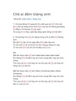 Hợp âm guitar bài hát chờ ai đêm giáng sinh 