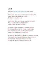 Hợp âm guitar bài hát chờ 1 