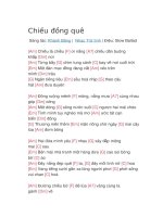 Hợp âm guitar bài hát chiều đồng quê 