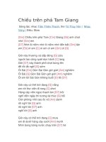 Hợp âm guitar bài hát chiều trên phá tam giang 