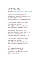 Hợp âm guitar bài hát chiều lữ thứ 