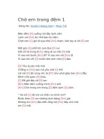 Hợp âm guitar bài hát chờ em trong đêm 1 