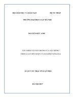 Xác định tài sản chung của vợ chồng theo luật hôn nhân và gia đình năm 2014 (luận văn thạc sĩ luật học) 
