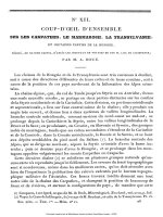 XII - COUP-D''''OEIL D''''ENSEMBLE SUR LES CARPATHES, LE MARMAROSH, LA TRANSYLVANIE ET CERTAINES PARTIES DE LA HONGRIE, PAR M. A. BOUE