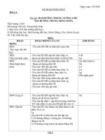 KẾ HOẠCH bài DAY HÌNH học 7 2018