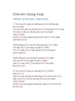 Hợp âm guitar bài hát chờ em trong mưa 