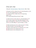 Hợp âm guitar bài hát cho em mơ 