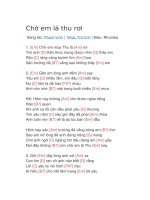 Hợp âm guitar bài hát chờ em lá thu rơi 