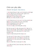 Hợp âm guitar bài hát chờ con yêu dấu 