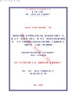 Hoàn thiện công tác kiểm soát chi vốn đầu tư xây dựng cơ bản từ ngân sách nhà nước tại Phòng Giao dịch thuộc kho bạc nhà nước tỉnh Quảng Bình_2
