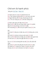Hợp âm guitar bài hát chờ em là hạnh phúc 